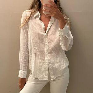 Aritzia Babaton white button up